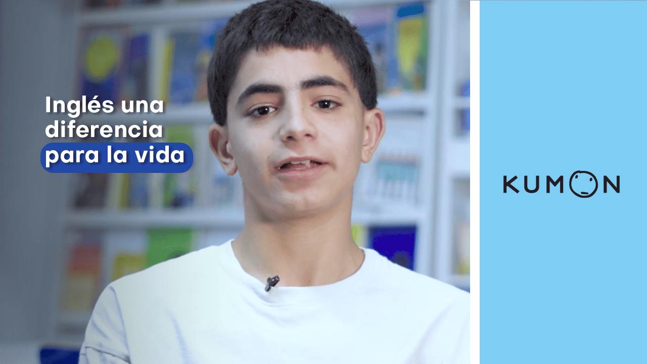 Foto de perfil de un alumno hablando sobre los benefícios de Kumon inglés-Peru